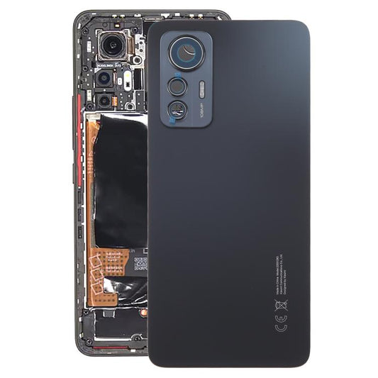 For Xiaomi 12 Lite Original Battery Back Cover(Black) - Back Cover by buy2fix | Online Shopping UK | buy2fix