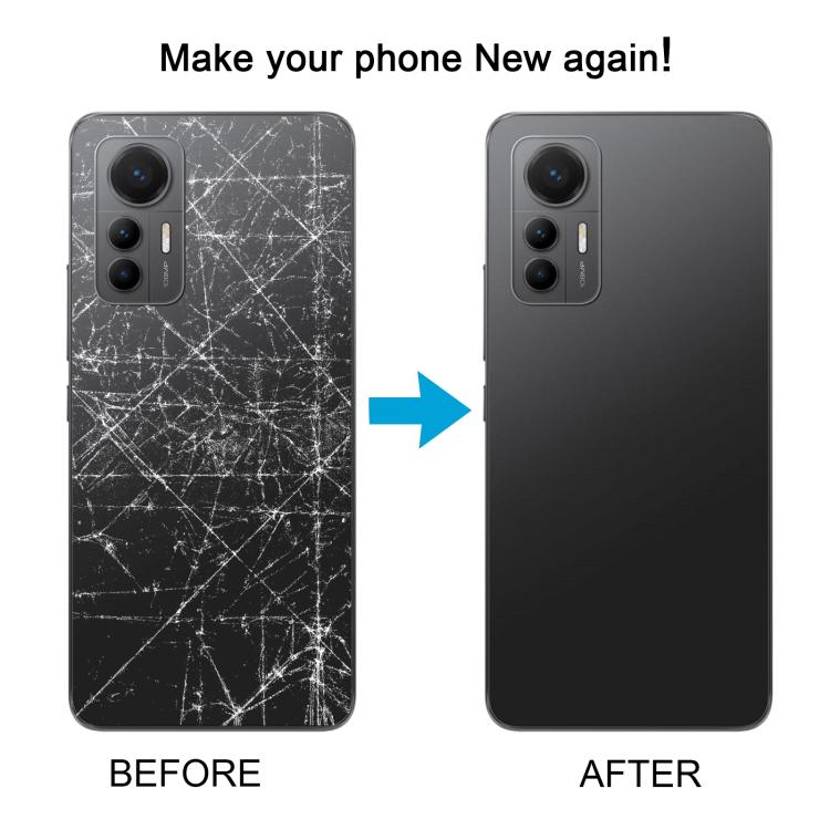 For Xiaomi 12 Lite Original Battery Back Cover(Black) - Back Cover by buy2fix | Online Shopping UK | buy2fix