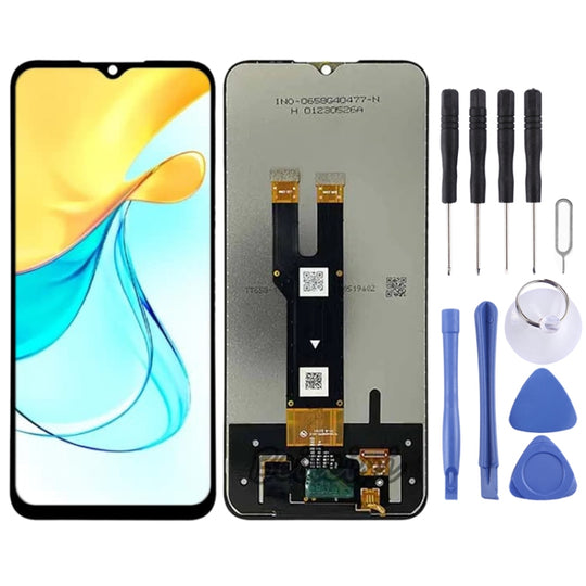 For ZTE Blade V50 Design 4G LCD Screen with Digitizer Full Assembly (Black)