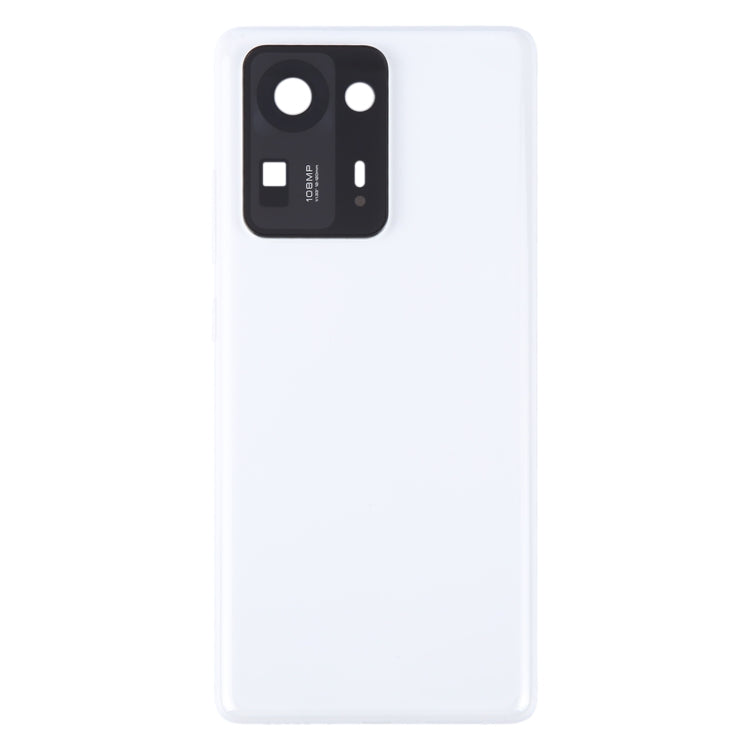 For Xiaomi Mi Mix 4 Original Battery Back Cover(White) by buy2fix