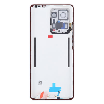 For Xiaomi Mi Mix 4 Original Battery Back Cover(White) by buy2fix