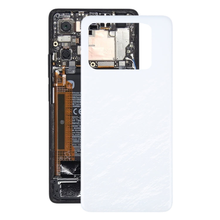 For Xiaomi Redmi K70E Original Battery Back Cover(White) by buy2fix