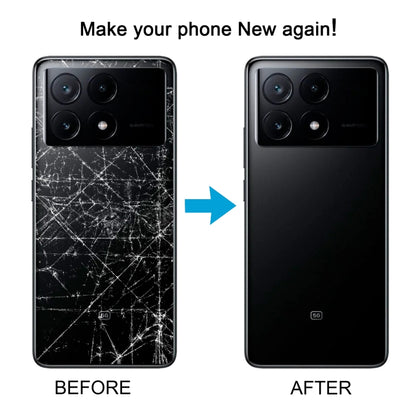 For Xiaomi Poco X6 Original Battery Back Cover(Blue) by buy2fix