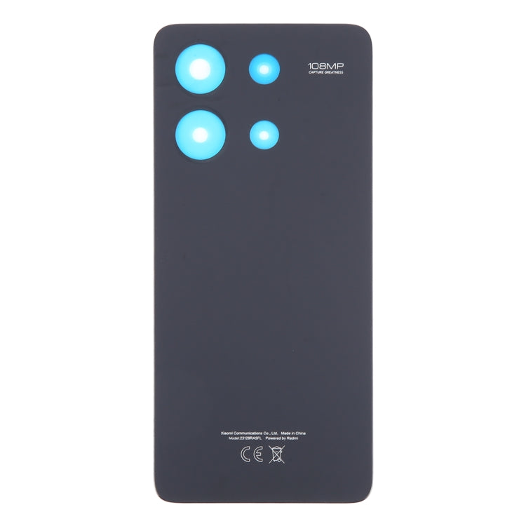 For Xiaomi Redmi Note 13 4G Original Battery Back Cover(Black) by buy2fix