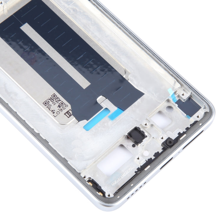 For Xiaomi Redmi K70E Original Front Housing LCD Frame Bezel Plate (Silver) by buy2fix