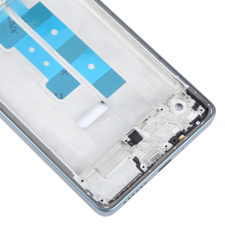 For Xiaomi Poco M6 Pro 4G Original Front Housing LCD Frame Bezel Plate (Blue) by buy2fix