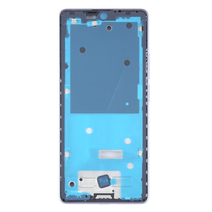 For Xiaomi Poco M6 Pro 4G Original Front Housing LCD Frame Bezel Plate (Purple) by buy2fix