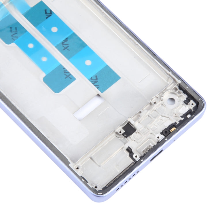 For Xiaomi Poco M6 Pro 4G Original Front Housing LCD Frame Bezel Plate (Purple) by buy2fix
