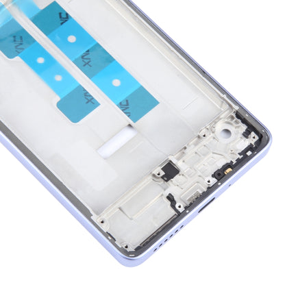 For Xiaomi Poco M6 Pro 4G Original Front Housing LCD Frame Bezel Plate (Purple) by buy2fix
