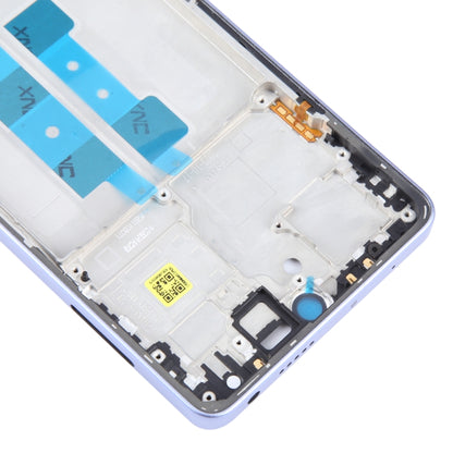 For Xiaomi Poco M6 Pro 4G Original Front Housing LCD Frame Bezel Plate (Purple) by buy2fix