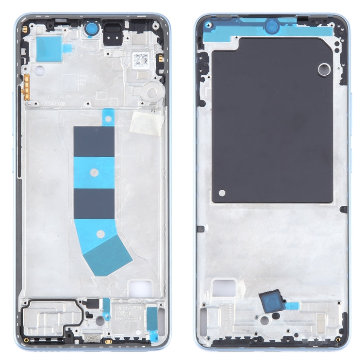 For Xiaomi Redmi Note 13 4G Original Front Housing LCD Frame Bezel Plate (Blue) by buy2fix