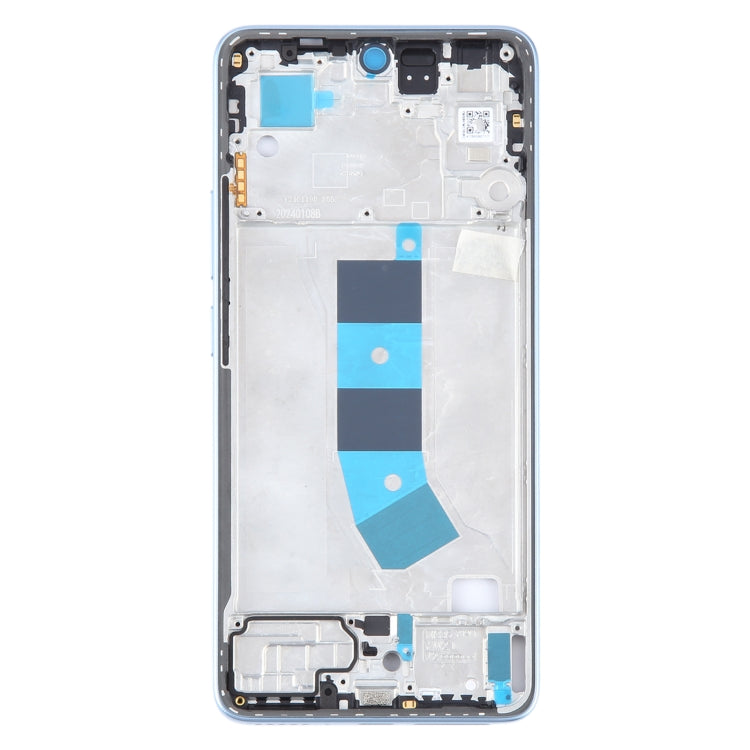 For Xiaomi Redmi Note 13 4G Original Front Housing LCD Frame Bezel Plate (Blue) by buy2fix