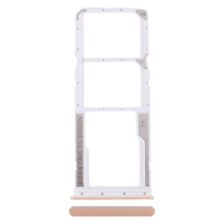 For Xiaomi Redmi Note 12 4G SIM Card Tray + SIM Card Tray + Micro SD Card Tray (Pink) by buy2fix