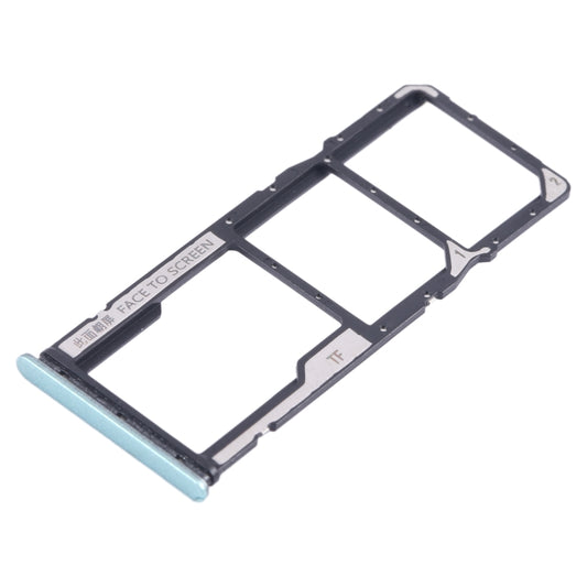 For Xiaomi Redmi Note 12 4G SIM Card Tray + SIM Card Tray + Micro SD Card Tray (Green) by buy2fix