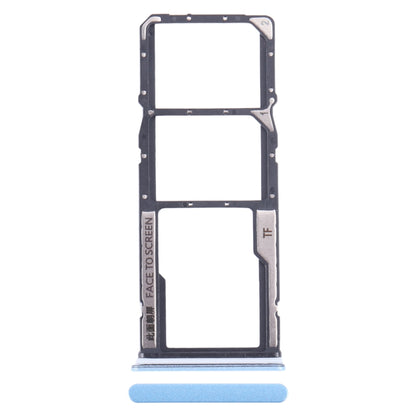 For Xiaomi Redmi Note 12 4G SIM Card Tray + SIM Card Tray + Micro SD Card Tray (Blue) by buy2fix