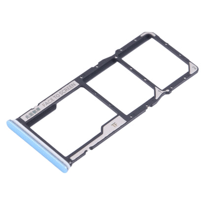 For Xiaomi Redmi Note 12 4G SIM Card Tray + SIM Card Tray + Micro SD Card Tray (Blue) by buy2fix