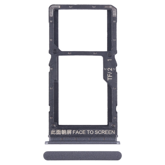 For Xiaomi Redmi Note 12 5G SIM Card Tray + SIM / Micro SD Card Tray (Black) by buy2fix