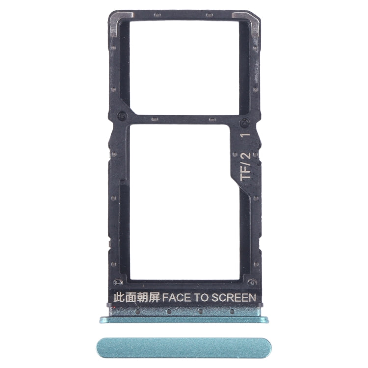 For Xiaomi Redmi Note 12 5G SIM Card Tray + SIM / Micro SD Card Tray (Green) by buy2fix