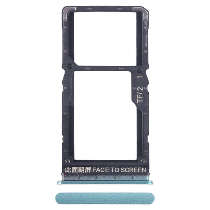 For Xiaomi Redmi Note 12 5G SIM Card Tray + SIM / Micro SD Card Tray (Green) by buy2fix