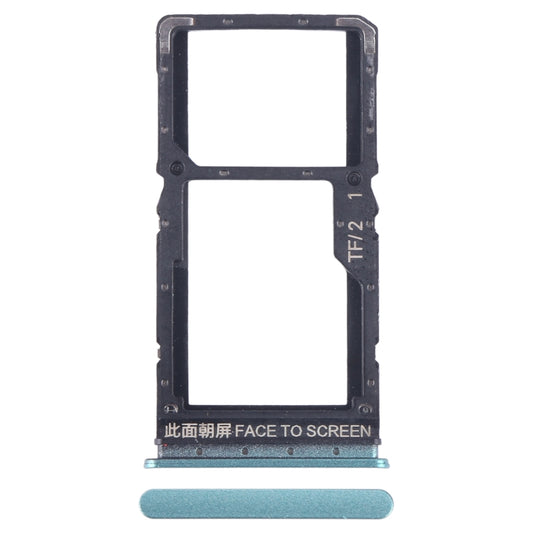 For Xiaomi Redmi Note 12 5G SIM Card Tray + SIM / Micro SD Card Tray (Green) by buy2fix