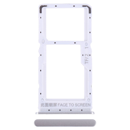 For Xiaomi Redmi Note 12 5G SIM Card Tray + SIM / Micro SD Card Tray (Silver) by buy2fix