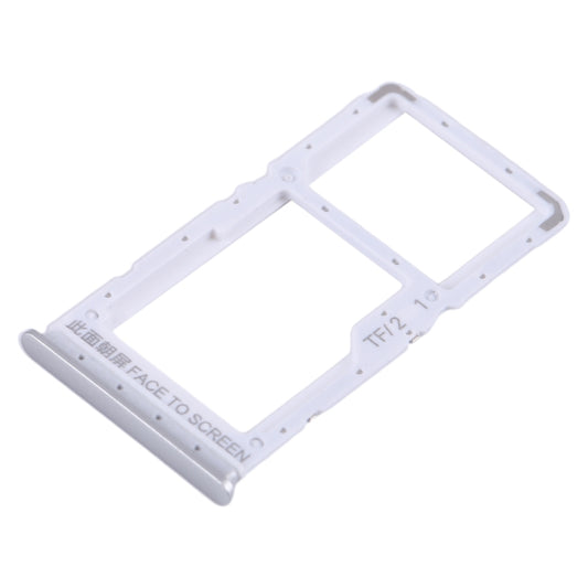 For Xiaomi Redmi Note 12 5G SIM Card Tray + SIM / Micro SD Card Tray (Silver) by buy2fix