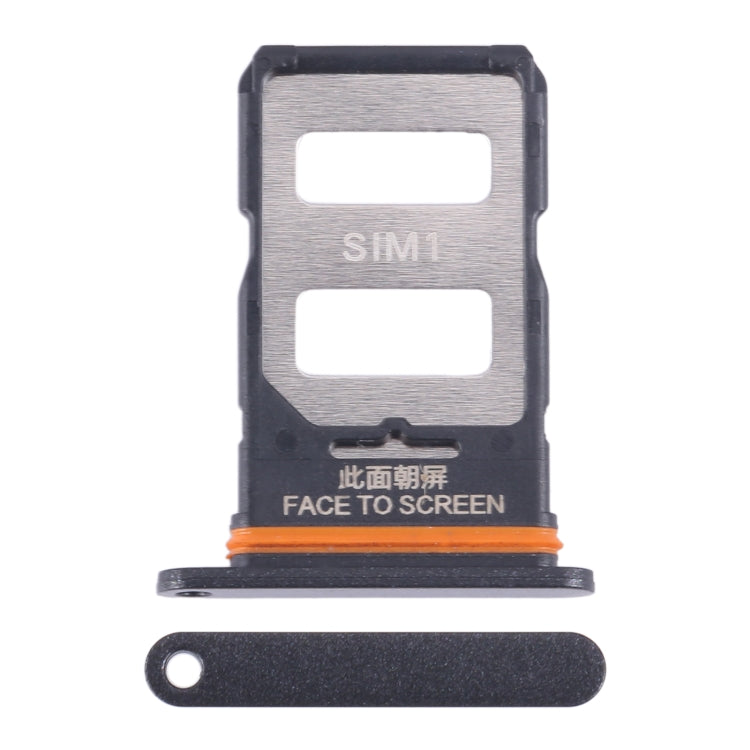 For Xiaomi Redmi Note 13 Pro 5G SIM Card Tray + SIM Card Tray (Black) by buy2fix