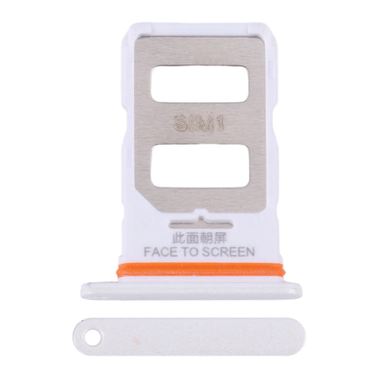 For Xiaomi Redmi Note 13 Pro 5G SIM Card Tray + SIM Card Tray (White) by buy2fix