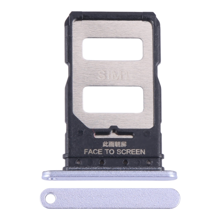 For Xiaomi Redmi Note 13 Pro+ SIM Card Tray + SIM Card Tray (Purple) by buy2fix