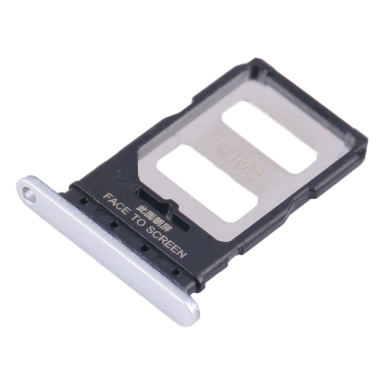 For Xiaomi Redmi Note 13 Pro+ SIM Card Tray + SIM Card Tray (Silver) by buy2fix