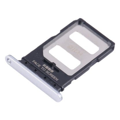 For Xiaomi Redmi Note 13 Pro+ SIM Card Tray + SIM Card Tray (Silver) by buy2fix