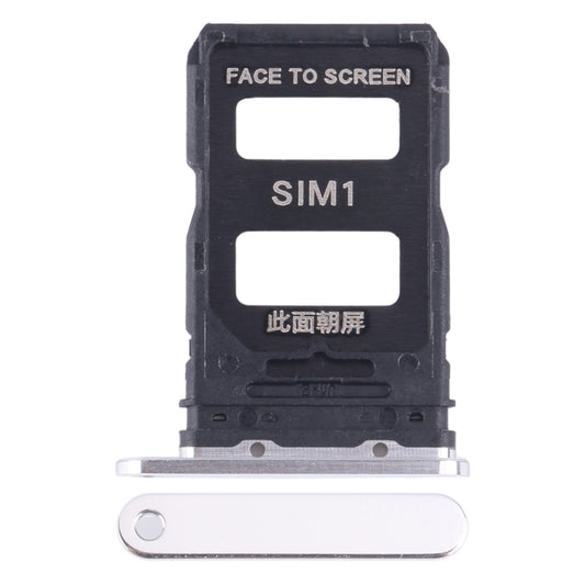 For Xiaomi 14 SIM Card Tray + SIM Card Tray (Silver) by buy2fix