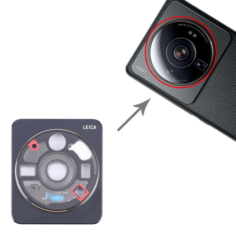 For Xiaomi 12s Ultra Camera Lens Cover (Black) by buy2fix
