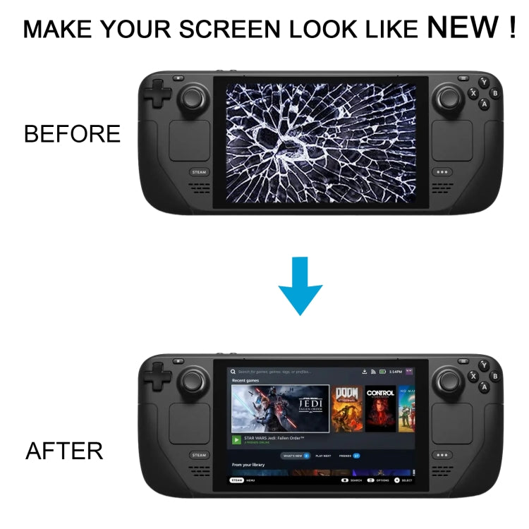 For Steam Deck OLED Original HD Version LCD Screen with Digitizer Full Assembly by buy2fix