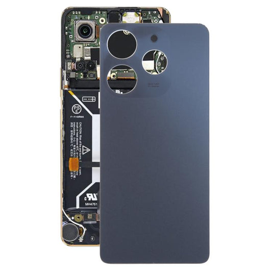 For Tecno Spark 10 Pro KI7 Original Battery Back Cover(Black) - Back Cover by buy2fix | Online Shopping UK | buy2fix