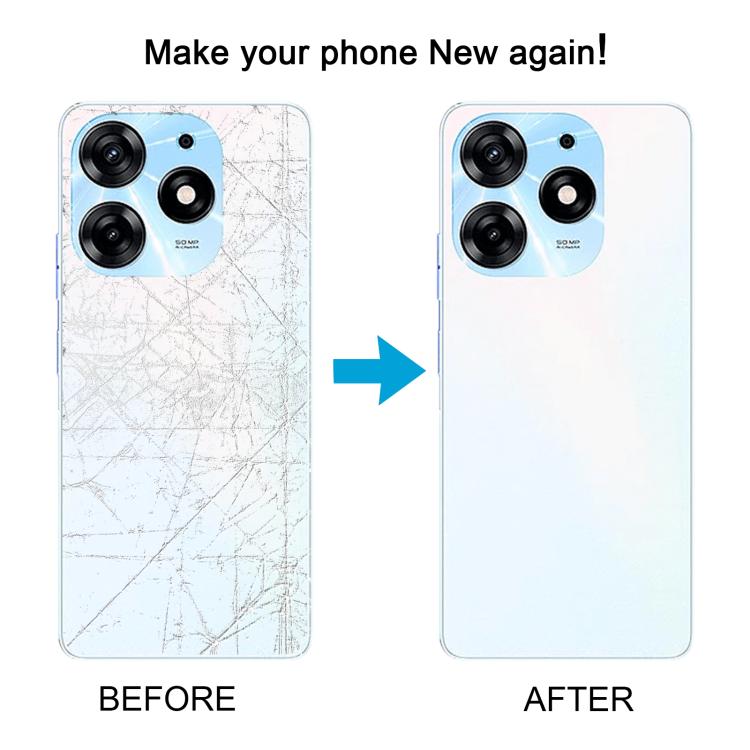 For Tecno Spark 10 Pro KI7 Original Battery Back Cover(Black) - Back Cover by buy2fix | Online Shopping UK | buy2fix