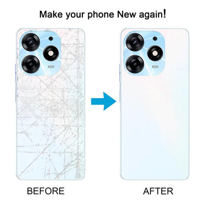 For Tecno Spark 10 Pro KI7 Original Battery Back Cover(Black) - Back Cover by buy2fix | Online Shopping UK | buy2fix