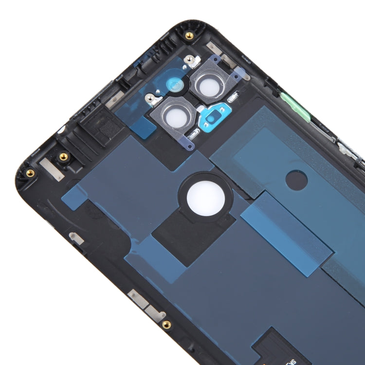 For Google Pixel 4A 5G Battery Back Cover with Camera Lens Cover(White) by buy2fix