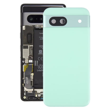 For Google Pixel 8A Battery Back Cover with Camera Lens Cover(Green) by buy2fix