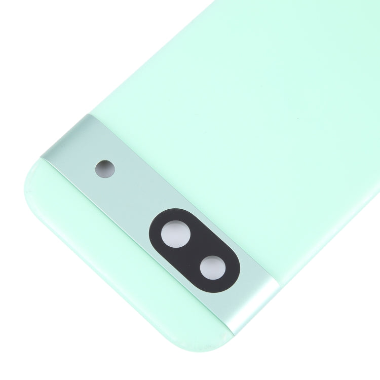 For Google Pixel 8A Battery Back Cover with Camera Lens Cover(Green) by buy2fix