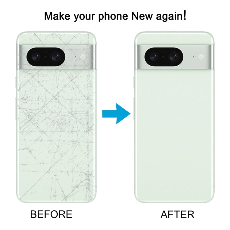 For Google Pixel 8A Battery Back Cover with Camera Lens Cover(Blue) by buy2fix