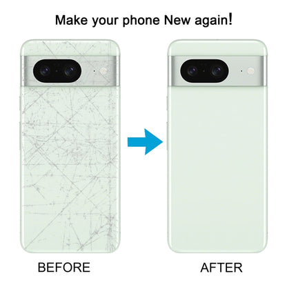 For Google Pixel 8A Battery Back Cover with Camera Lens Cover(Blue) by buy2fix