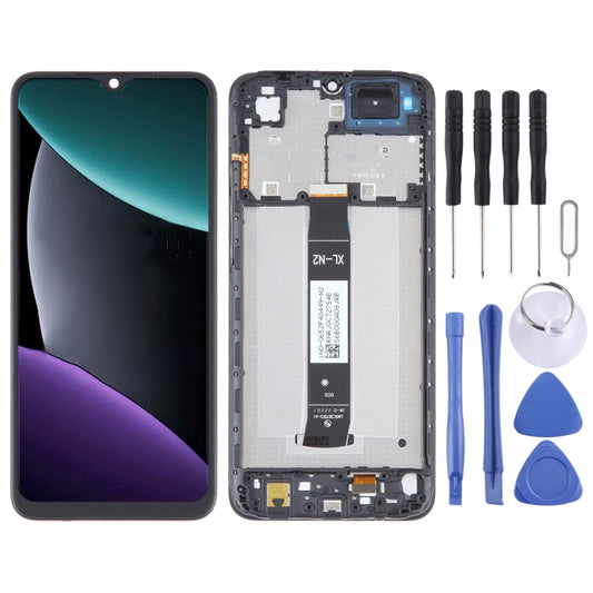 For Xiaomi Poco C51 OEM Material LCD Screen Digitizer Full Assembly with Frame by buy2fix
