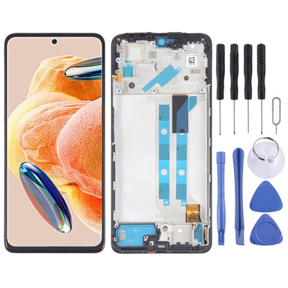 For Xiaomi Redmi Note 12 Pro 4G OLED Material LCD Screen Digitizer Full Assembly with Frame - LCD Screen by buy2fix | Online Shopping UK | buy2fix