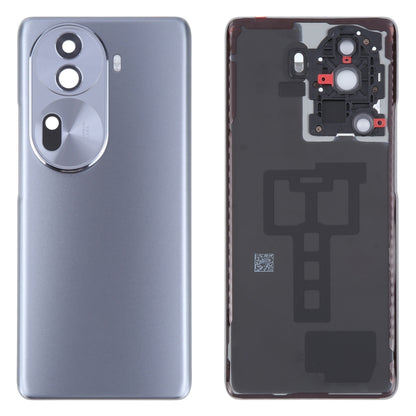 For OPPO Reno11 Pro Global Original Battery Back Cover with Camera Lens Cover(Grey) - Back Cover by buy2fix | Online Shopping UK | buy2fix