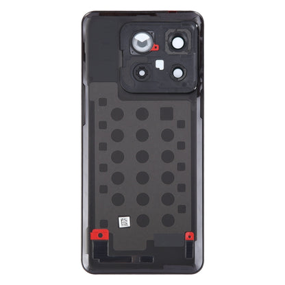 For OnePlus 10T Battery Back Cover with Camera Lens Cover(Black) - Back Cover by buy2fix | Online Shopping UK | buy2fix