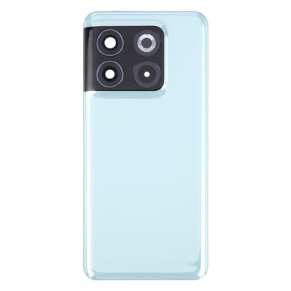 For OnePlus 10T Battery Back Cover with Camera Lens Cover(Green) - Back Cover by buy2fix | Online Shopping UK | buy2fix