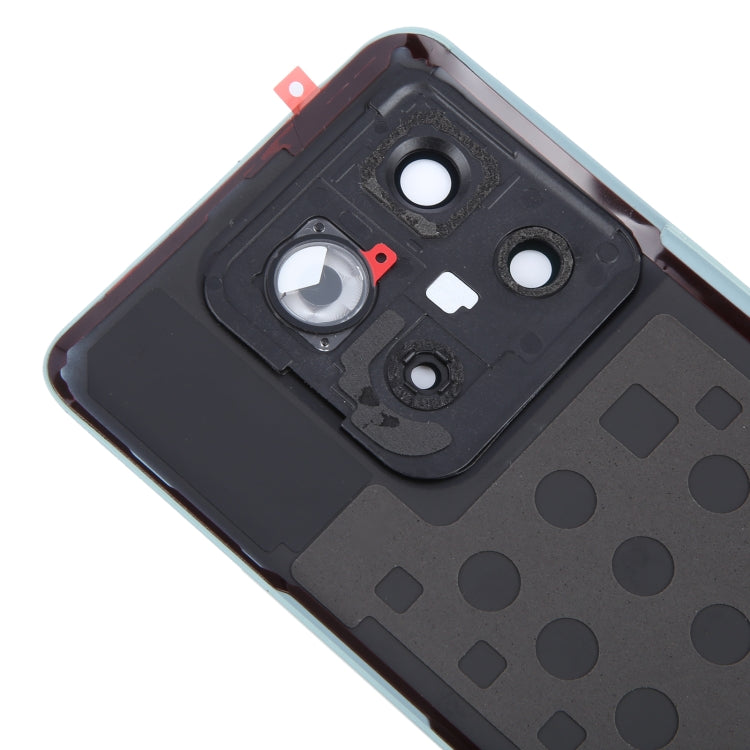 For OnePlus 10T Battery Back Cover with Camera Lens Cover(Green) - Back Cover by buy2fix | Online Shopping UK | buy2fix