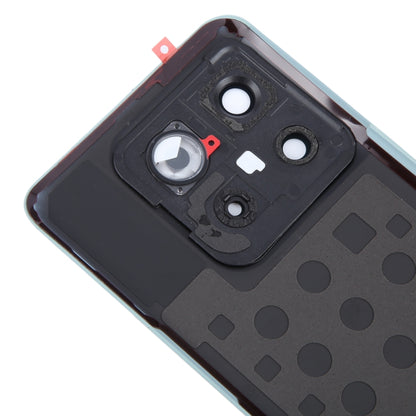 For OnePlus 10T Battery Back Cover with Camera Lens Cover(Green) - Back Cover by buy2fix | Online Shopping UK | buy2fix
