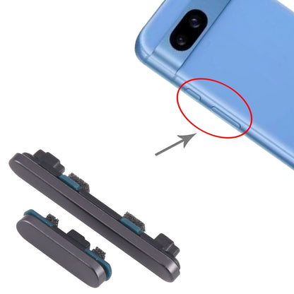 For Google Pixel 8A Power Button + Volume Control Button (Black) by buy2fix